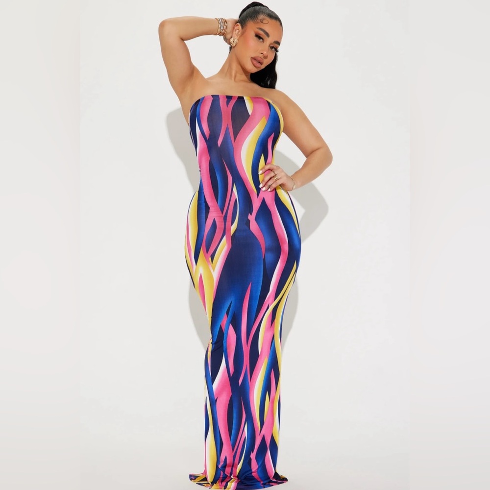 Printed Maxi Dress